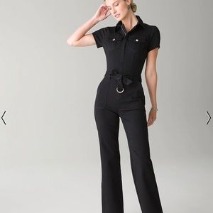 WHBM fitted black jumpsuit
